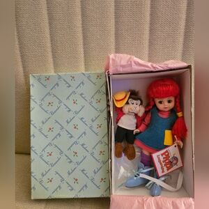 Madame Alexander Pippi Longstocking And monkey Doll 1999